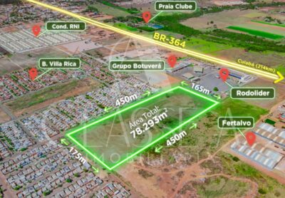 Venda – Área Localizada na Vila Rica